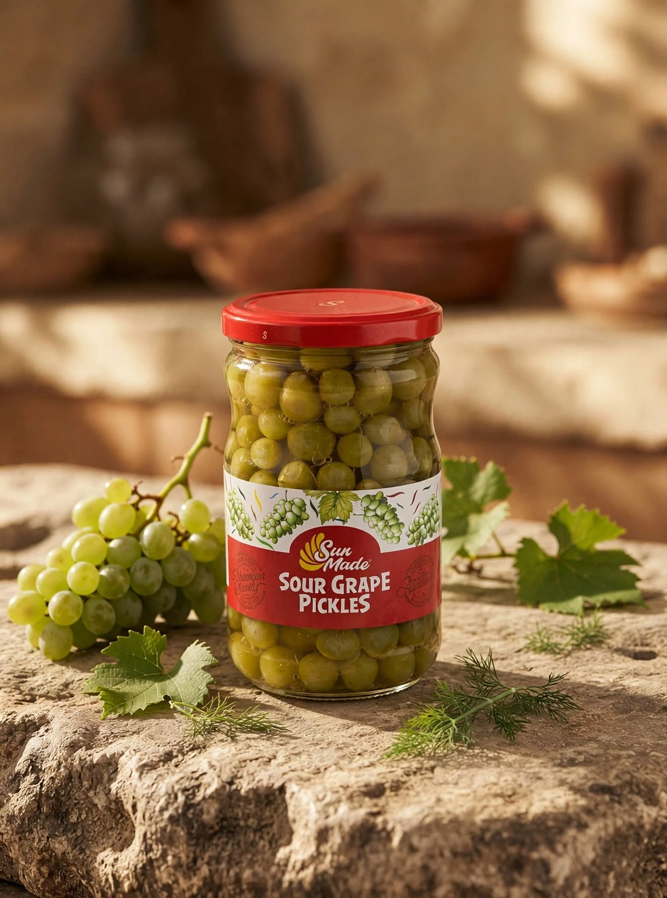 Sour Grape Pickles